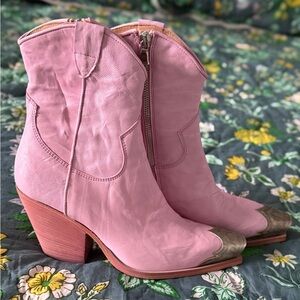 Free People Brayden Western Boots | Rose | Size 7.5